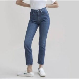 Everlane High Rise Straight Jeans